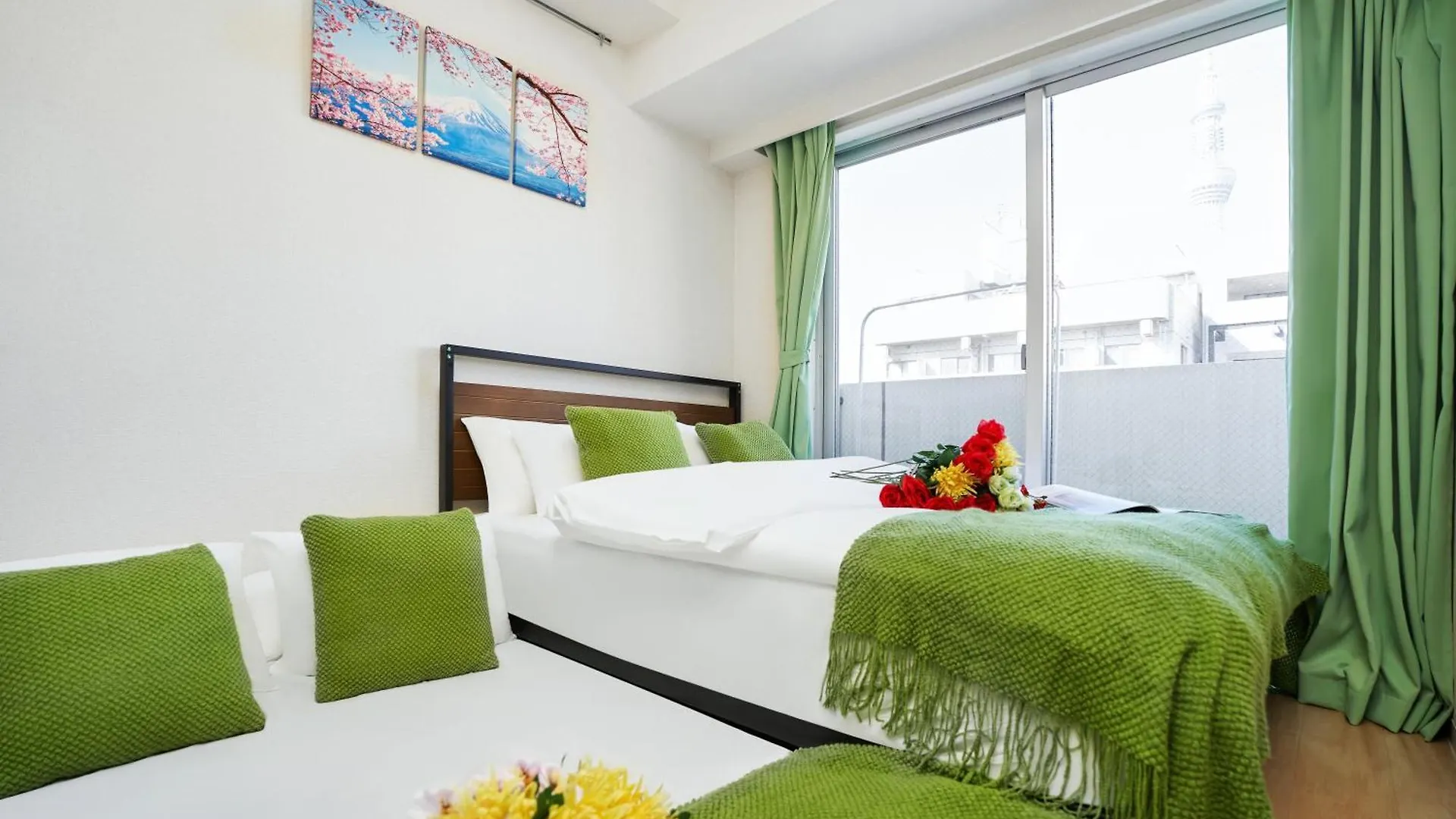Apartmán Jr錦糸町北口走路约5分钟 靠近浅草和晴空塔房源在8楼有电梯交通方便有阳台靠近浅草天空树 Prefektura Tokio